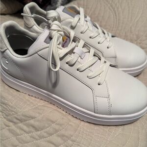 White Leather Sneakers